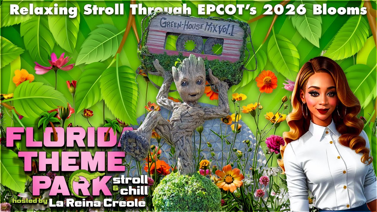 Strolling Through EPCOT's 2026 Blooms | Flower & Garden Festival | Stroll & Chill Livestream