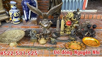 Ngày 4/5 Tượng bổn sư bằng đồng _ Dãi trái cây _ Tượng công giáo _  #đồcổ #đồđồng#đồđồngNguyễnNhi