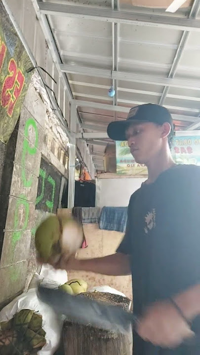 cara kupas kelapa cengkir