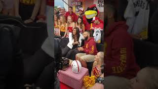 Seneca Wallace joins ESPN's College Gameday in Ames