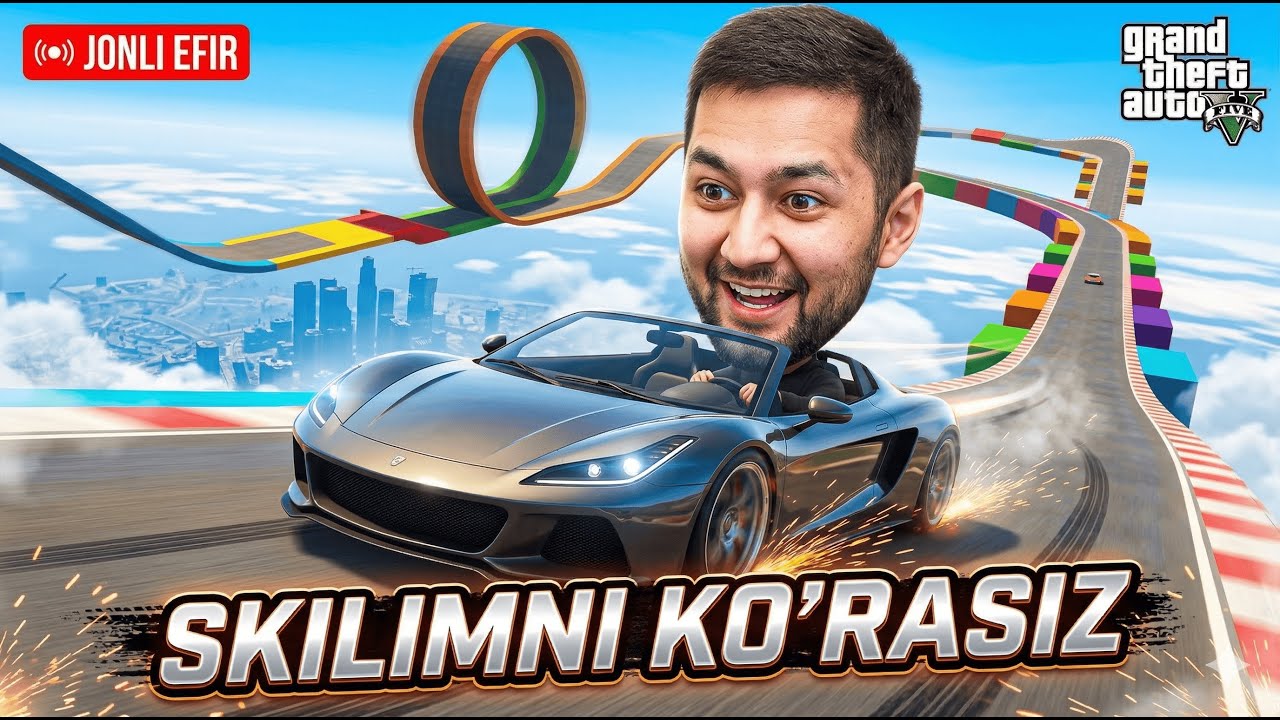 GTA V SKILL TEST | SKILIMNI KO'RASIZ | UZLIDER LIVE