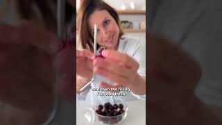 #easy GÂTEAU BASQUE🍒🇫🇷 Recipe below👇🏼 This rustic beauty comes from southwest France
