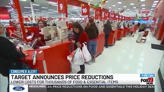 Target announces price reductions