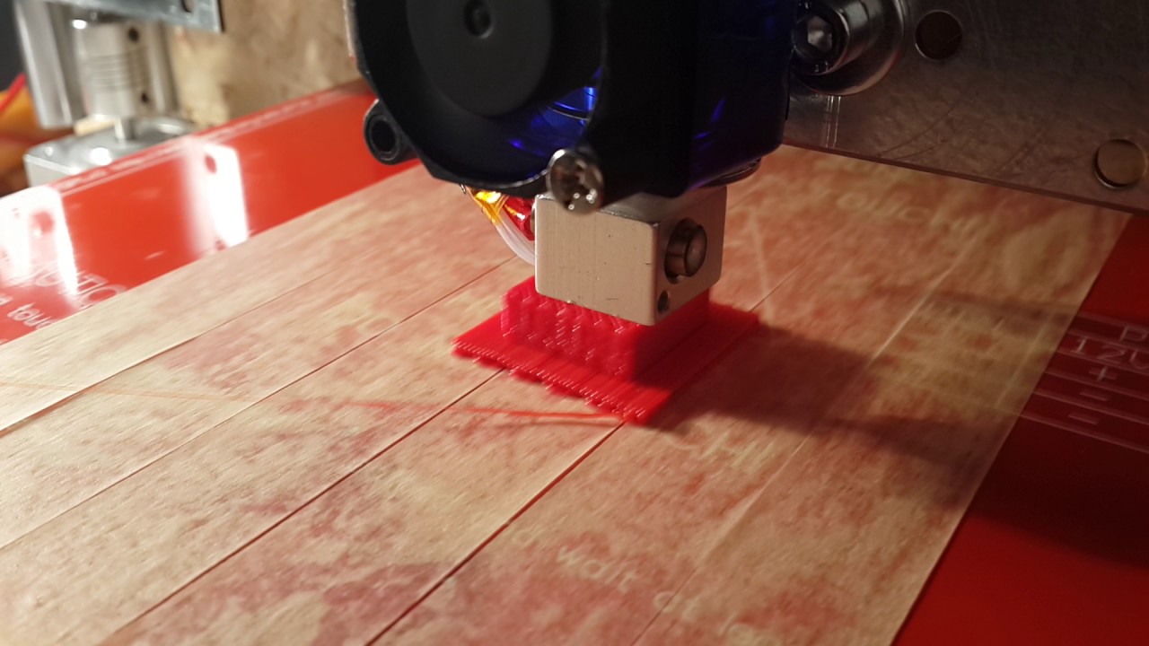 Печать АБС пластиком с заполнением 40 % - YouTube