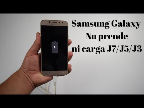 Samsung Galaxy No prende ni carga J7/J5/J3 /s6 /s7 /s8