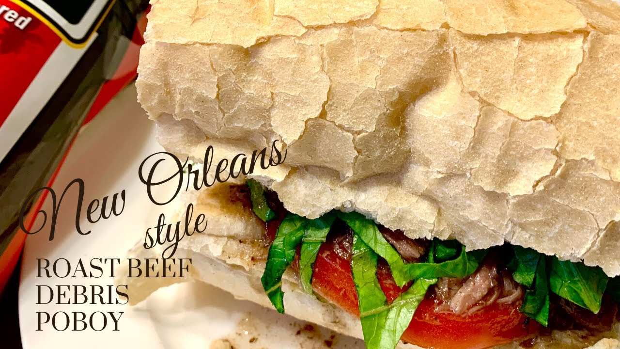 Make your own New Orleans style Roast Beef Debris Poboy YouTube