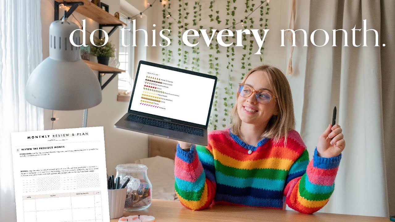 Ежемесячное планирование и сброс рутины для повышения производительности (+ РАБОЧИЙ ЛИСТ)