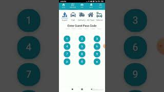 How a security personnel can use passcode system through VMS App? screenshot 1