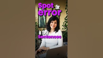Spot the Error in these Sentences - Test Your English | #English #LearnEnglish #Shorts #trending