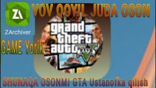 GTA MOBILE UZ / TELEFONGA GTA URNATISH ENG OSON USULI / GTA UZBEKCHA VERSIYA / GAME YORIK.