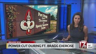 Power cut during Fort Bragg exercise