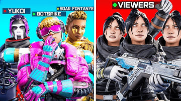 What Happens when 3 PRO APEX PLAYERS FIGHT 10 BRONZE Players?