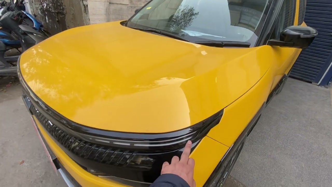Tata sierra 2026 Yellow colour Top Model | Indoor + Outdoor review | all functionality