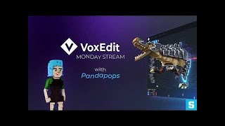 VoxEdit Mondays with @Pandapops Learn how to create amazing Voxel assets for YOUR Sandbox Game …