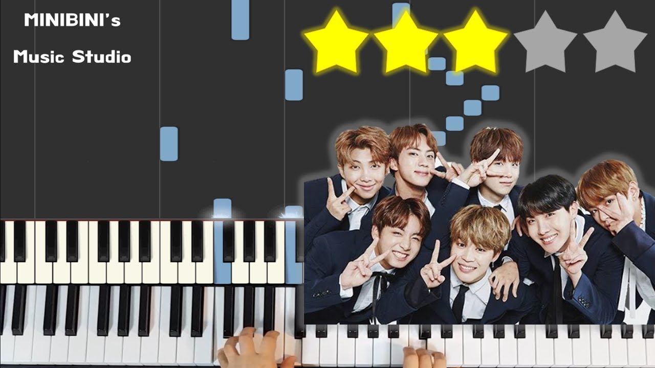 BTS - The truth untold(전하지 못한 진심), 《Piano Tutorial》  ★★★☆☆