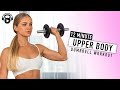12 MINUTE | UPPER BODY | Tabata DUMBBELL Workout  (w/ Valerie)