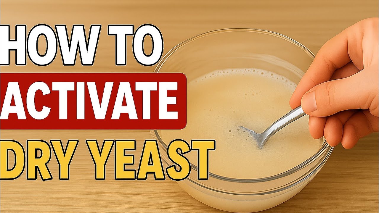 How To Activate Dry Yeast In English | For Pizza Dough,Pav Dough, Bread Dough Etc....