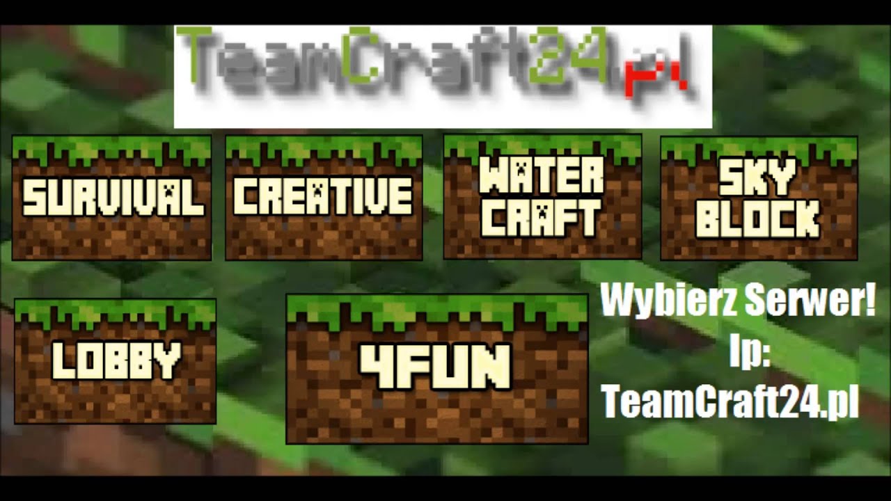 Minecraft serwer 1.7.9 Skyblock Survival SkyWars Creative FreeBuild ...