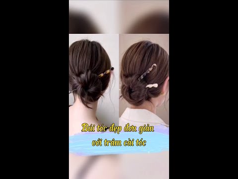 Video Búi tóc đẹp với trâm cài tóc bạn đã thử kiểu này chưa? - youtube