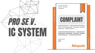 Idispute Credit Repair Pro Se Complaint Against Ic System With Jury Trial Demand Template