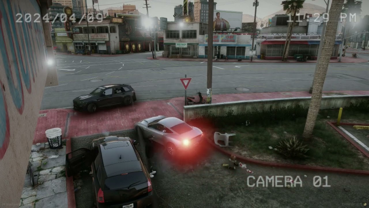 Gang fight on Compton clothing store (baldwin.rpg)