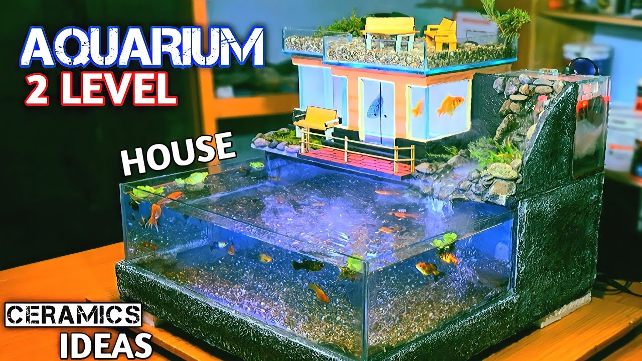 Aquarium Decoration Ideas At Home / Turning Ceramics Into Multistorey