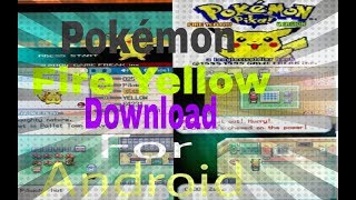 How to download Pokémon Fire yellow for android by techno gamerz screenshot 3
