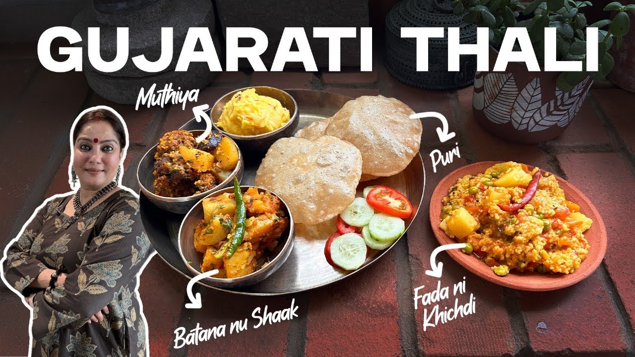 Gujarati Ghar Ka Khana | Fada ni Khichdi, Batata Nu Shaak & More!