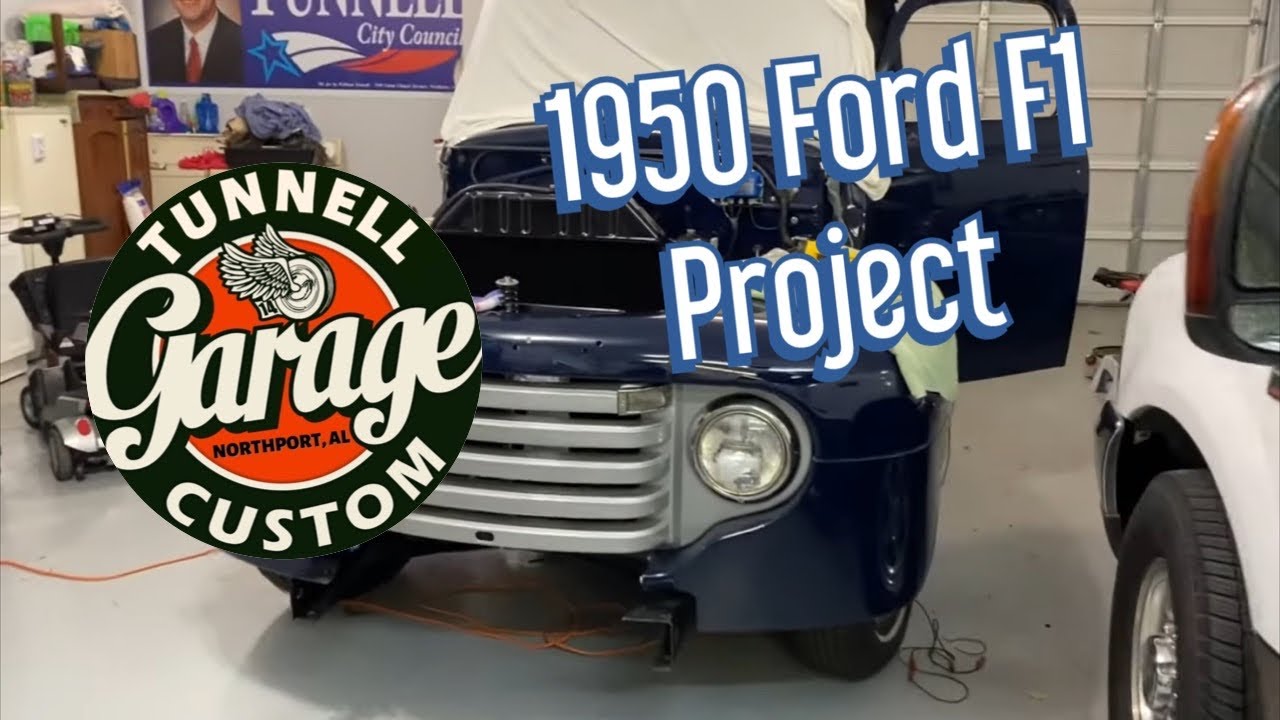 Реставрация Ford F1 1950 года: задние крылья.