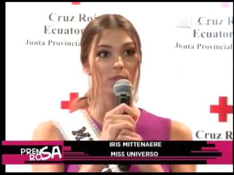 Miss Universo visitó Ecuador para realizar obras benéficas