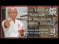 Neverseenbefore training tools  kobukai grand master  uechiryu and kobudo  ageshio japan