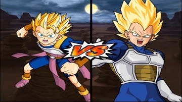 DBZ Budokai Tenkaichi 4 - Cabba SSJ VS Vegeta SSJ