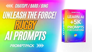 Rugby AI Prompts by PromptPack | #AI #ChatGPT #Bard #Bing
