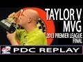 Phil taylor v michael van gerwen premier league darts final 2013