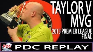 Phil Taylor v Michael van Gerwen Premier League Darts Final 2013