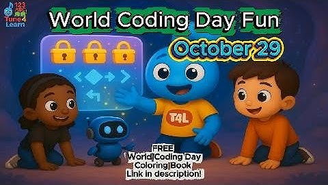 World Coding Day Fun! October 29 Kids’ Code Party! 💻 🤖, 🌟