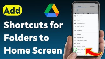 How to Add Shortcuts for Google Drive Folders to Home Screen (Updated)