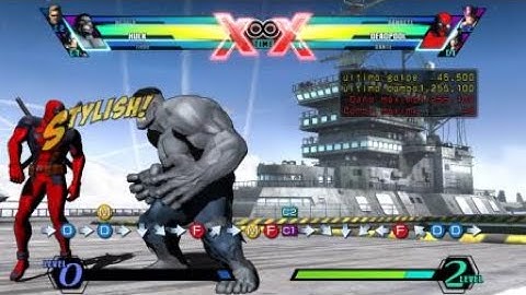 UMvC3 Thor Mighty Punish DHC into Hulk convertion ft Wesker