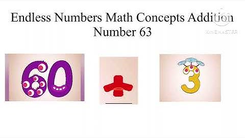 Endless Numbers 63 Math Concepts Addition [NO COPYRIGHT INFRINGEMENT INTENDED]