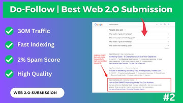 30 M High Traffic Web 2.O Submission Website | How to Do Web 2.O Submission | #dofollowbacklinks |02