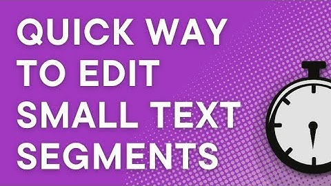 The quick way to edit small segments of PDF text using Adobe Acrobat Pro (2025)