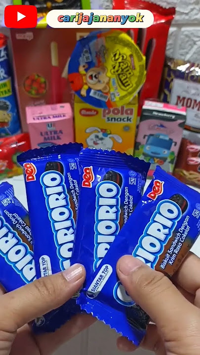 jajanan gorio gorio rasa coklat #shortvideo #jajananviral #goriorio