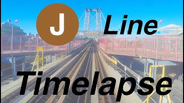 ⁴ᴷ NYC Subway Timelapse - A Round Trip on the J Line