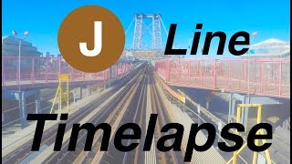⁴ᴷ NYC Subway Timelapse - A Round Trip on the J Line