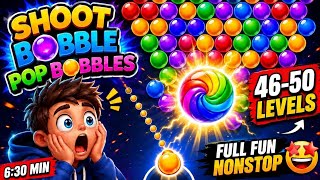 Shoot Bobble Pop Bobbles - Levels 46 to 50 Complete Walkthrough