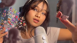 ASMR Putting Halloween Stickers On Your Face 🎃 screenshot 1