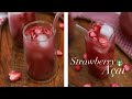 Strawberry Açaí Refresher - wie von Starbucks | Rezept/Tarif