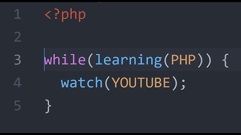 Learning PHP : Tutorial 3 Variables & Constants