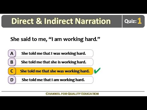 direct and indirect speech quiz wordwall