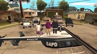 Ballas Steal All Police Cars / Gta San Andreas